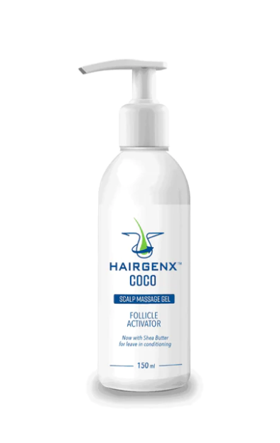 Hairgenx Coco头皮按摩油及毛囊活化剂150毫升。